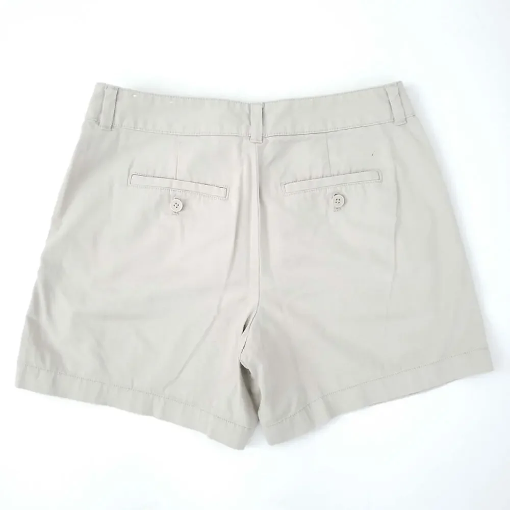 Ann Taylor Loft Fact. Original Shorts Tan Sz 4, 100% Cotton Summer Shorts Beige